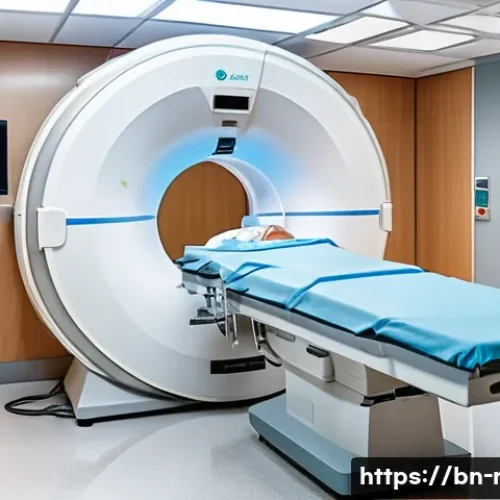 뇌종양 방사선 치료 효과 - A detailed medical illustration of Intensity Modulated Radiation Therapy (IMRT) targeting a brain tu...